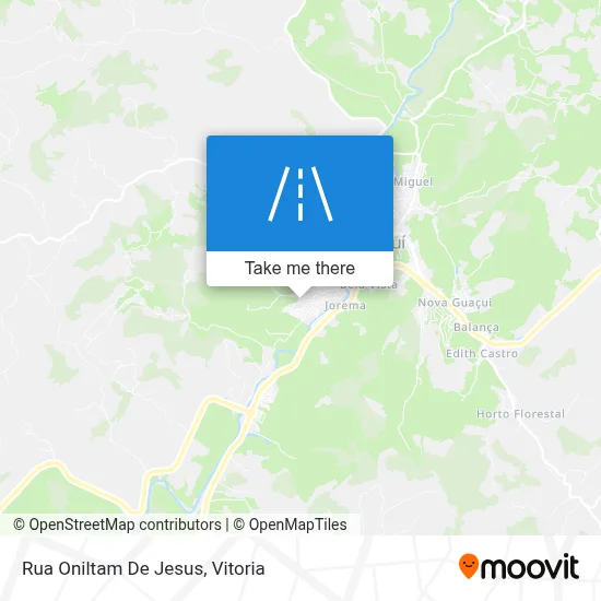 Rua Oniltam De Jesus map