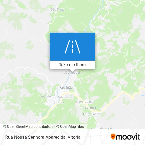 Rua Nossa Senhora Aparecida map