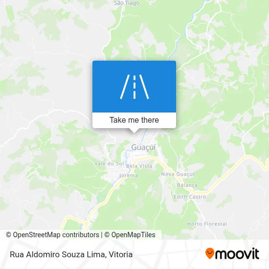 Rua Aldomiro Souza Lima map