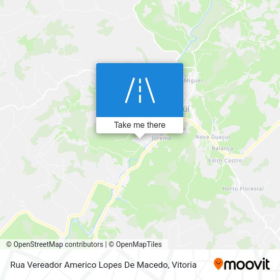 Rua Vereador Americo Lopes De Macedo map