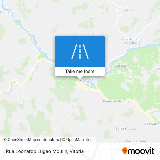 Rua Leonardo Lugao Moulin map