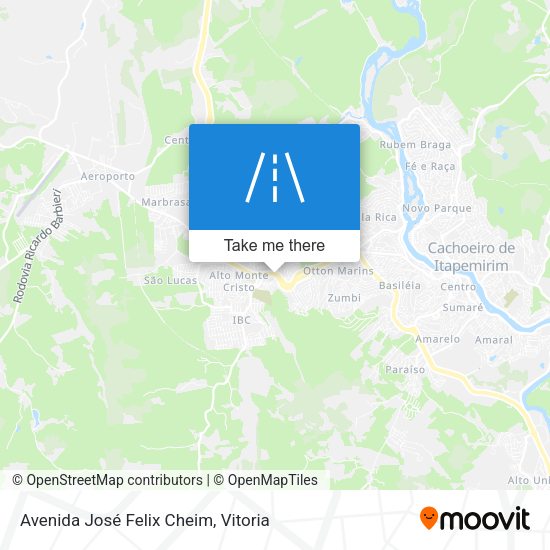 Avenida José Felix Cheim map