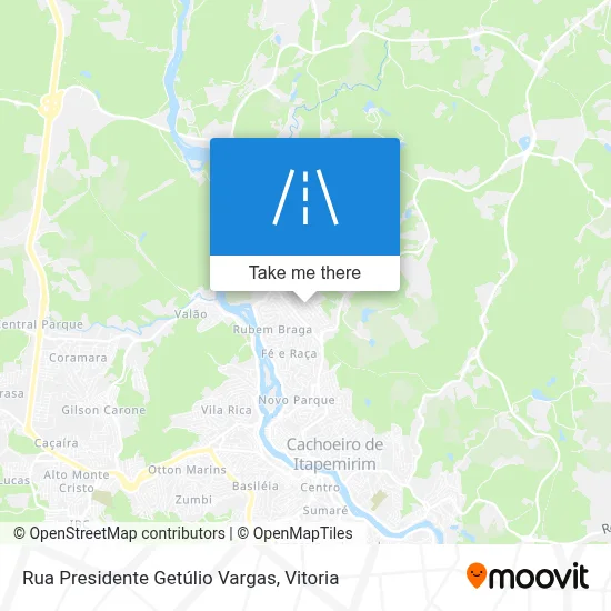 Rua Presidente Getúlio Vargas map