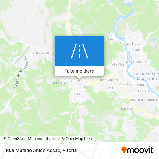 Rua Matilde Ahide Assad map