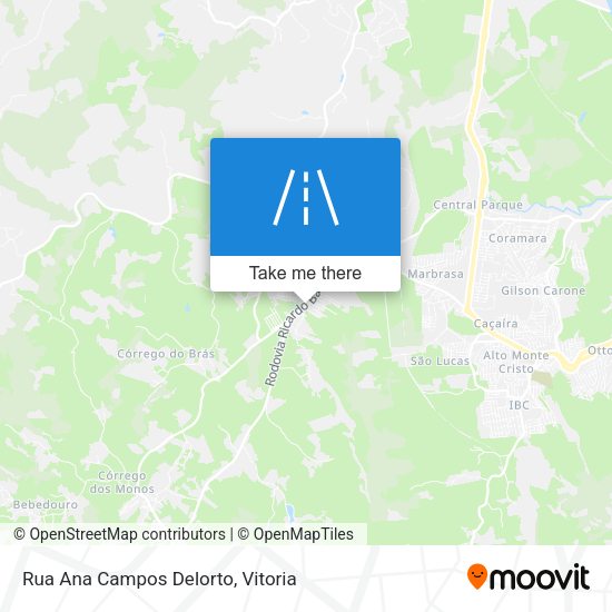Rua Ana Campos Delorto map