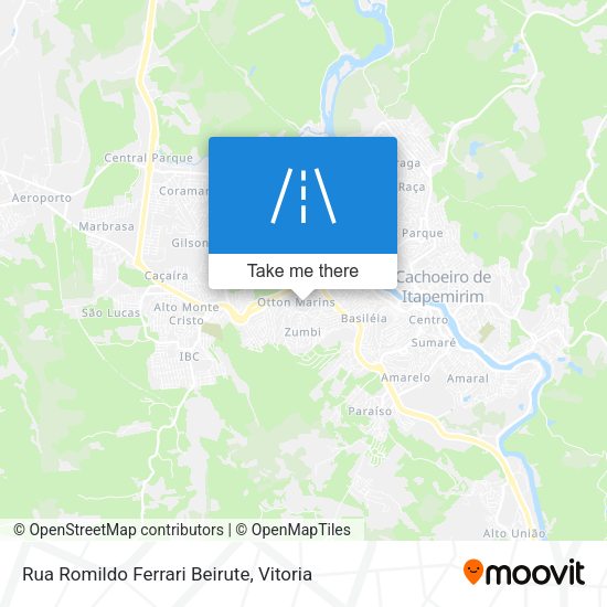 Rua Romildo Ferrari Beirute map