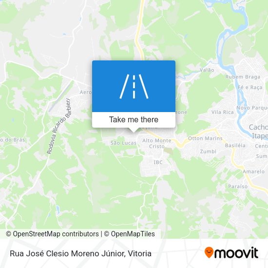 Rua José Clesio Moreno Júnior map