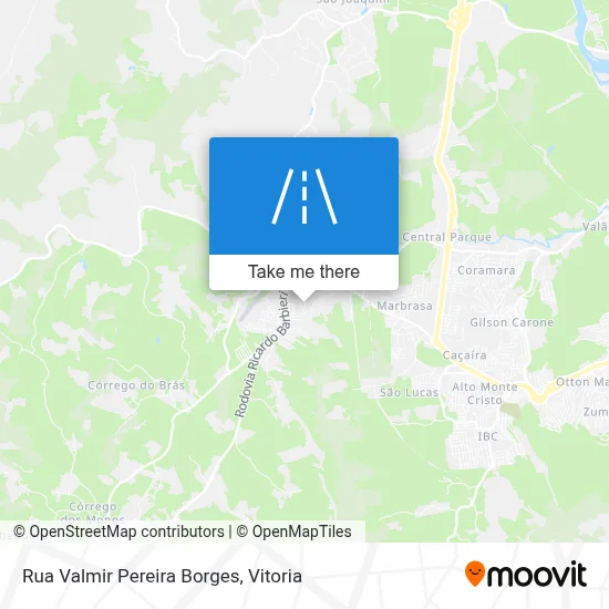 Rua Valmir Pereira Borges map