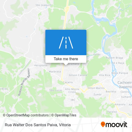 Rua Walter Dos Santos Paiva map