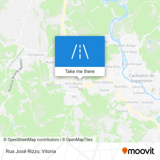 Rua José Rizzo map