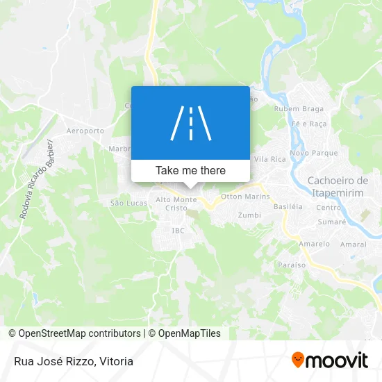 Rua José Rizzo map