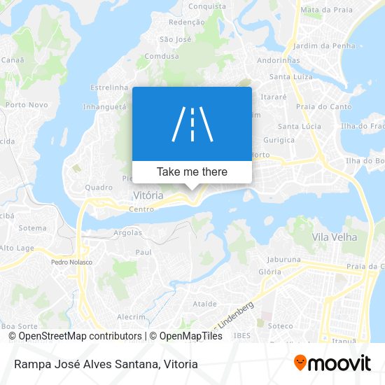 Rampa José Alves Santana map