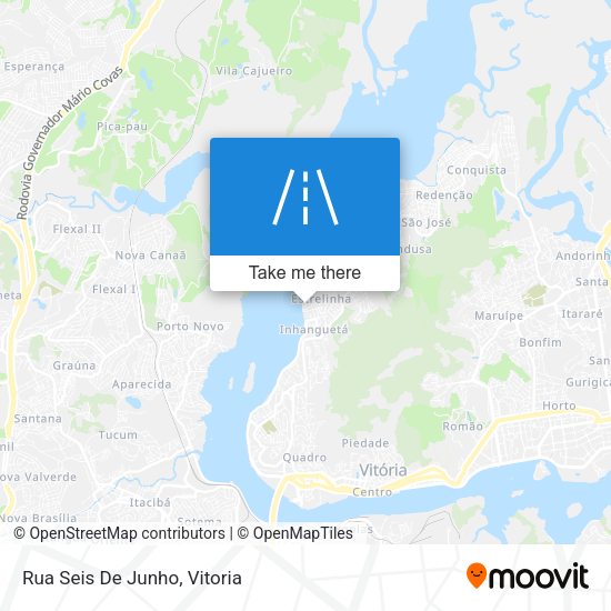 Rua Seis De Junho map