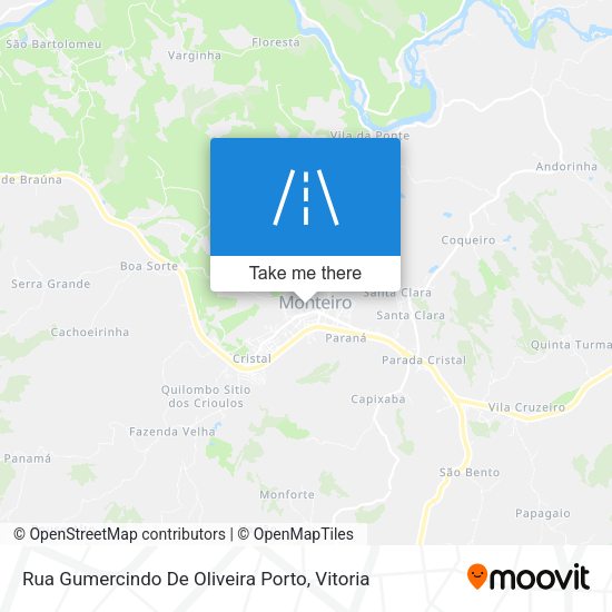 Rua Gumercindo De Oliveira Porto map