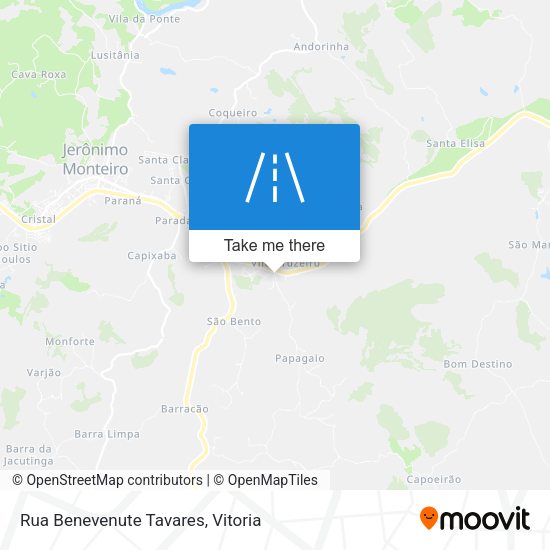 Rua Benevenute Tavares map