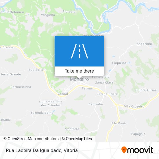 Rua Ladeira Da Igualdade map