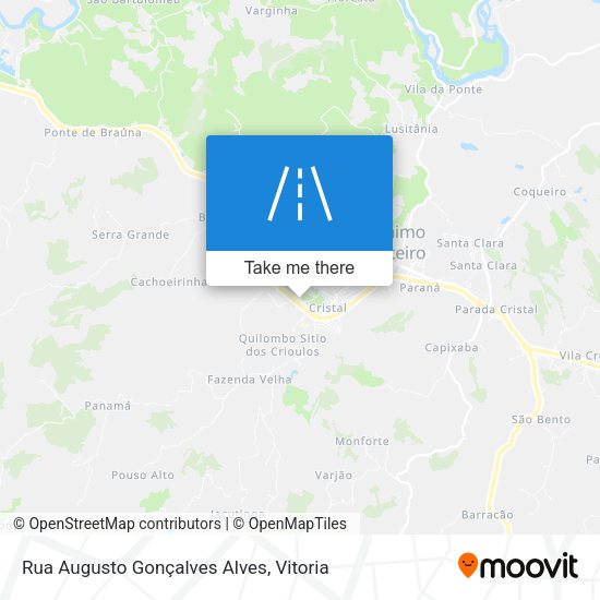 Rua Augusto Gonçalves Alves map