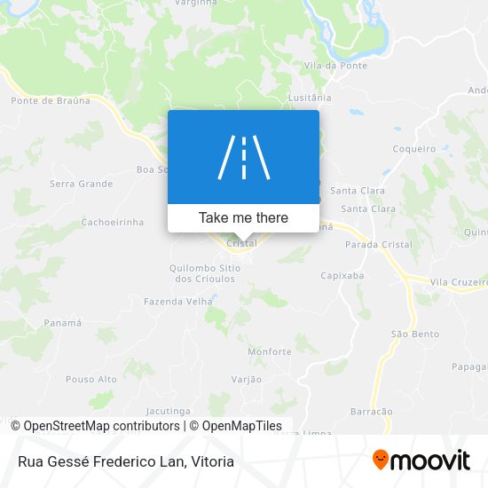 Rua Gessé Frederico Lan map