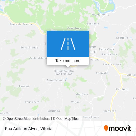 Rua Adilson Alves map