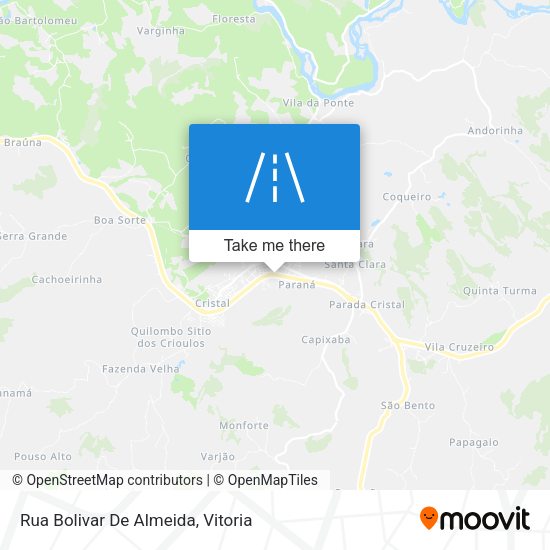 Rua Bolivar De Almeida map