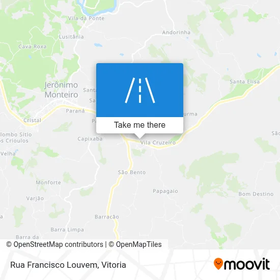 Rua Francisco Louvem map