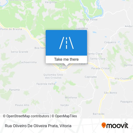 Rua Oliveiro De Oliveira Prata map