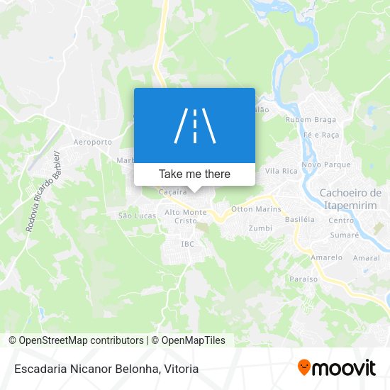 Escadaria Nicanor Belonha map