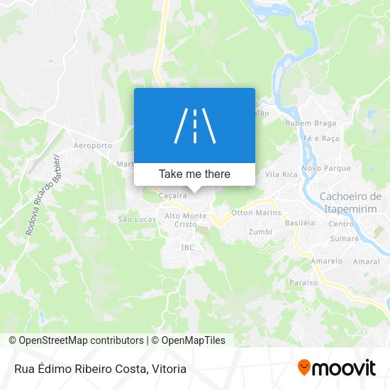Rua Édimo Ribeiro Costa map