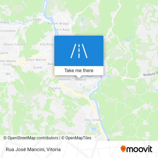Rua José Mancini map