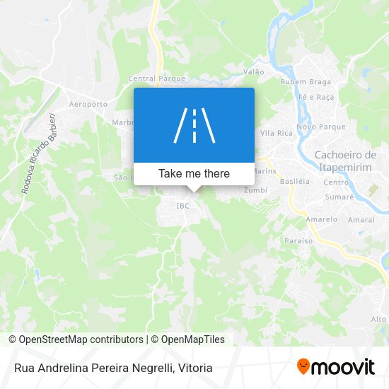 Rua Andrelina Pereira Negrelli map