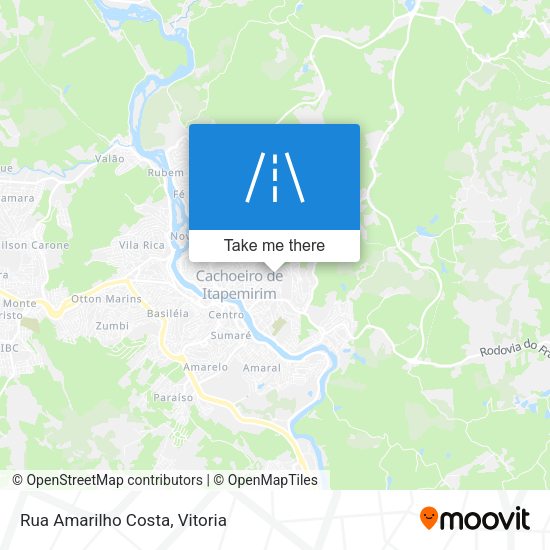 Rua Amarilho Costa map