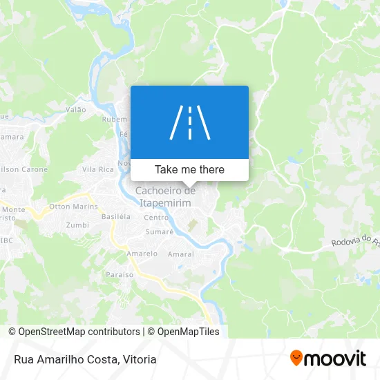 Rua Amarilho Costa map
