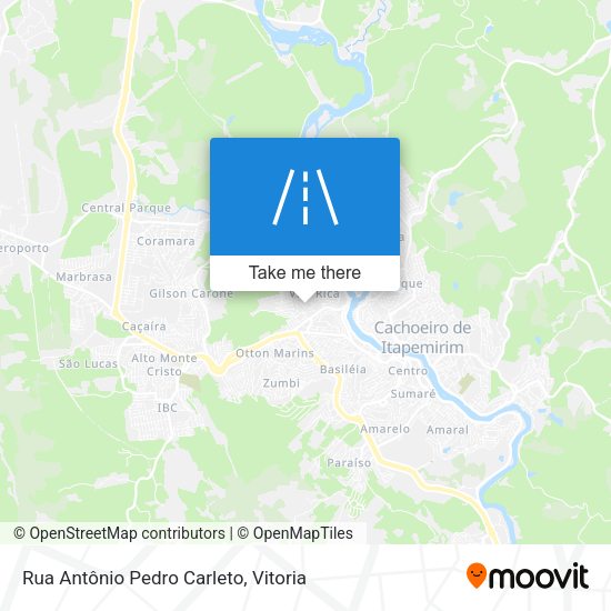 Rua Antônio Pedro Carleto map