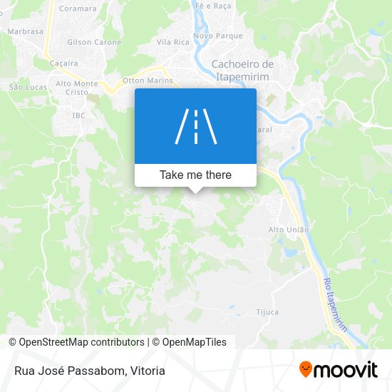 Rua José Passabom map
