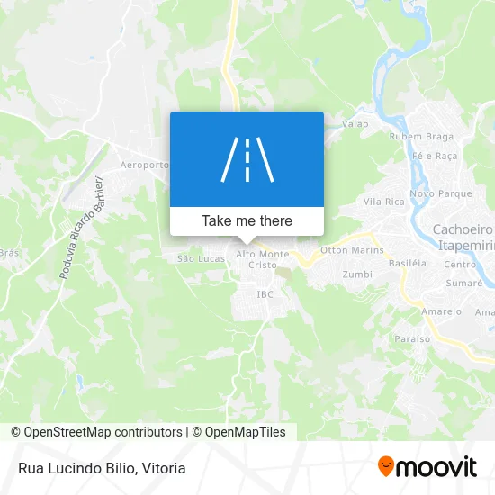 Rua Lucindo Bilio map