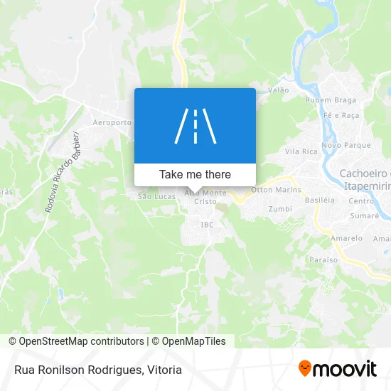 Rua Ronilson Rodrigues map