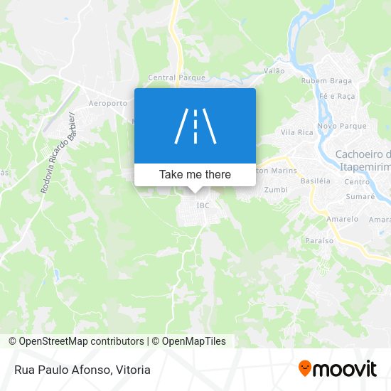 Rua Paulo Afonso map