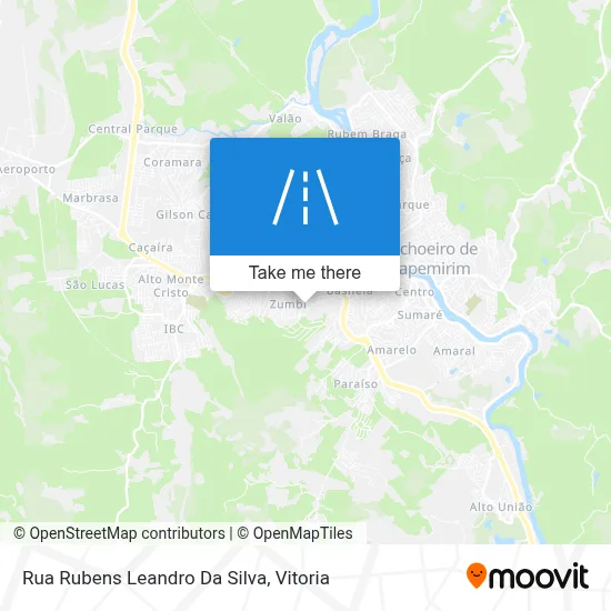 Rua Rubens Leandro Da Silva map