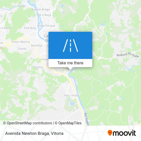 Avenida Newton Braga map