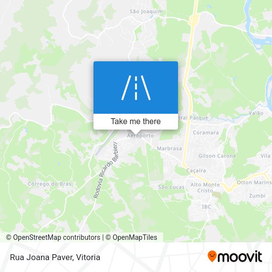 Rua Joana Paver map