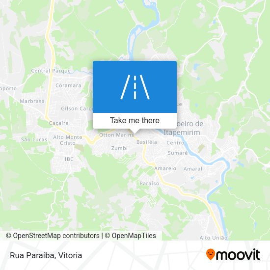Rua Paraíba map