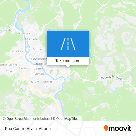 Rua Castro Alves map