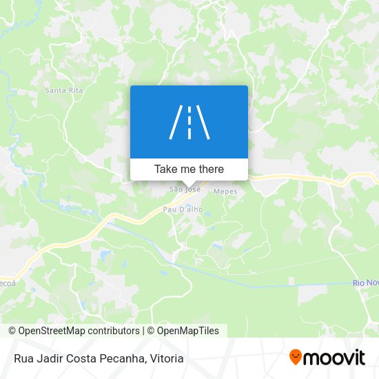 Rua Jadir Costa Pecanha map