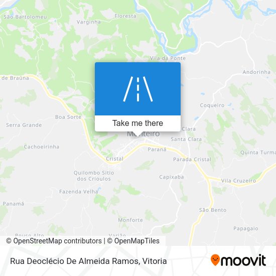 Rua Deoclécio De Almeida Ramos map