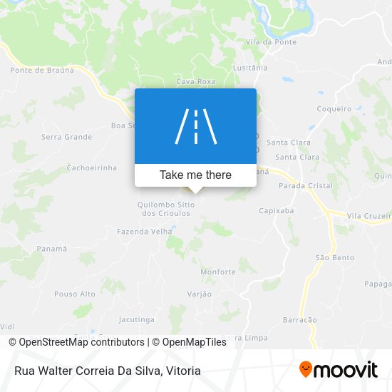 Rua Walter Correia Da Silva map