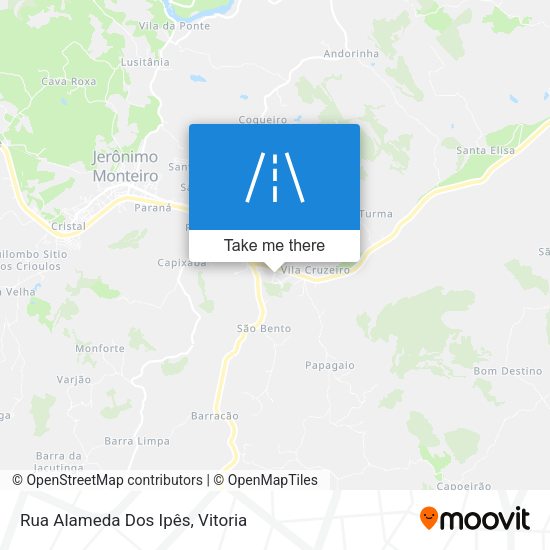 Rua Alameda Dos Ipês map