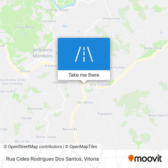 Rua Cides Rodrigues Dos Santos map