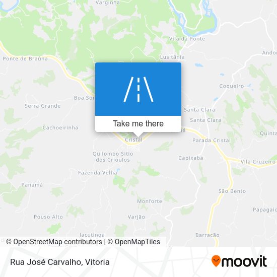 Rua José Carvalho map