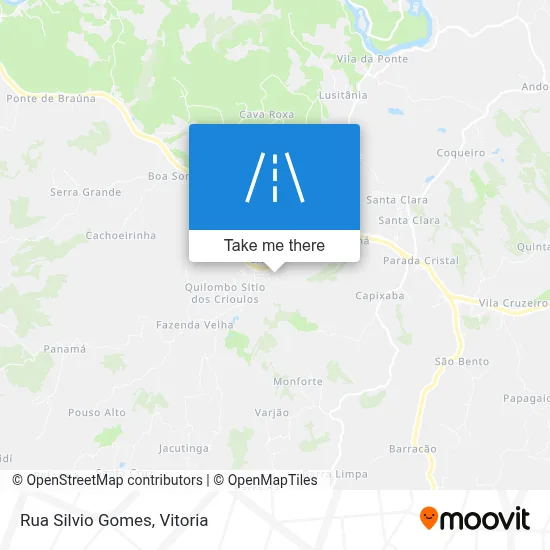Rua Silvio Gomes map