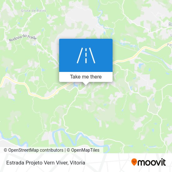 Estrada Projeto Vern Viver map
